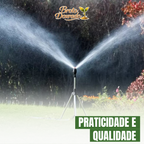 Tripé para Irrigação 360º Automático: Máxima Economia e Alta Pressão + BRINDE HOJE (Mangueira Profissional de 15M)